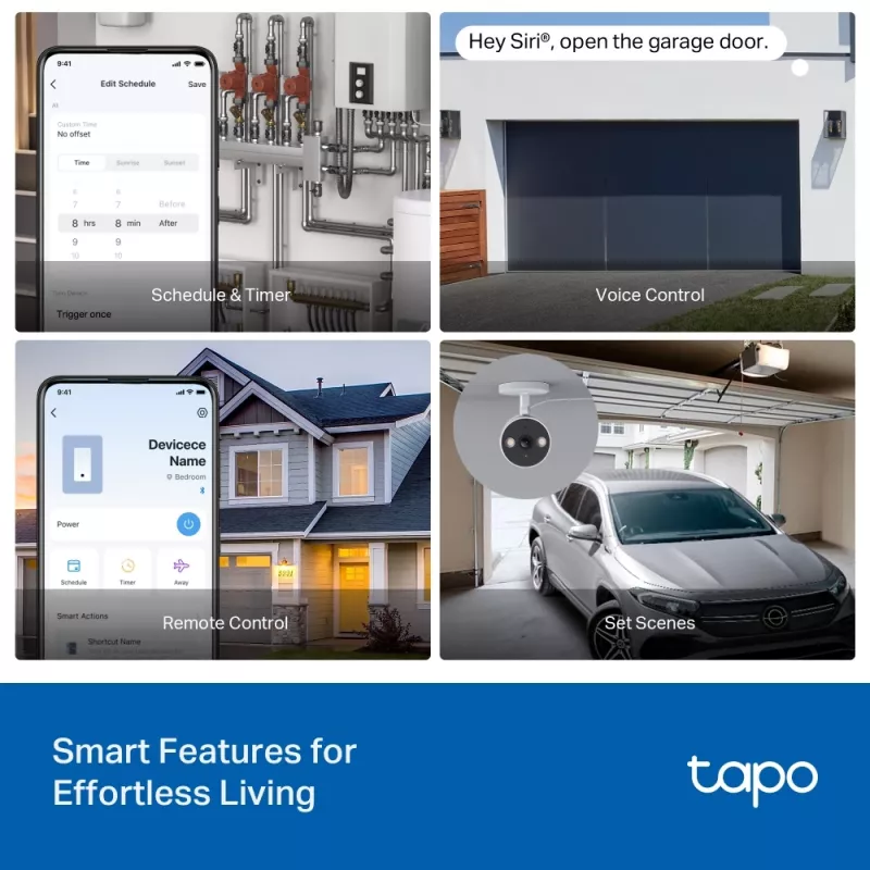 TP-Link TAPO S110E(UN) attuatore smart home attuatore interruttore 7 canali