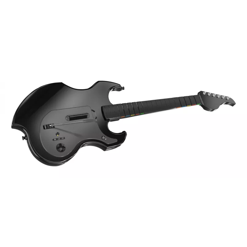 Chitarra PDP Riffmaster nero grigio senza fili PC PS4 PS5 batteria 36h