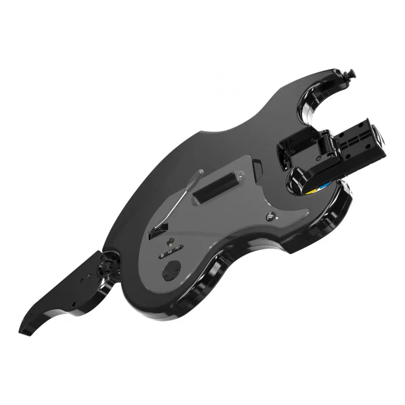 Chitarra PDP Riffmaster nero grigio senza fili PC PS4 PS5 batteria 36h