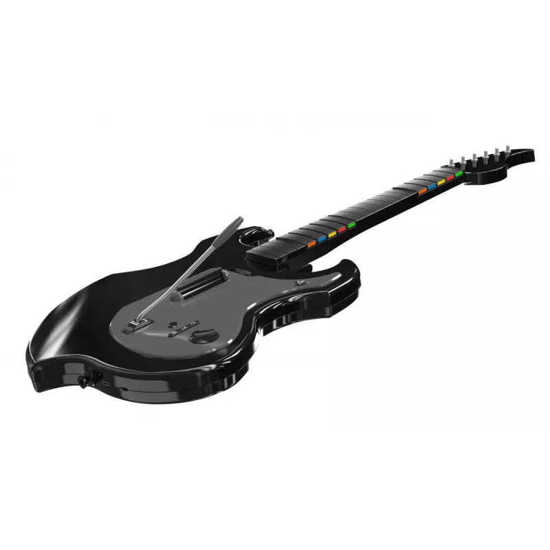 Chitarra PDP Riffmaster nero grigio senza fili PC PS4 PS5 batteria 36h