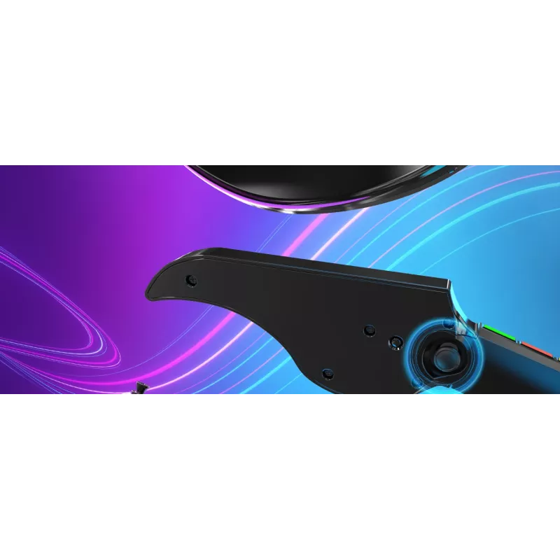 Chitarra PDP Riffmaster nero grigio senza fili PC PS4 PS5 batteria 36h