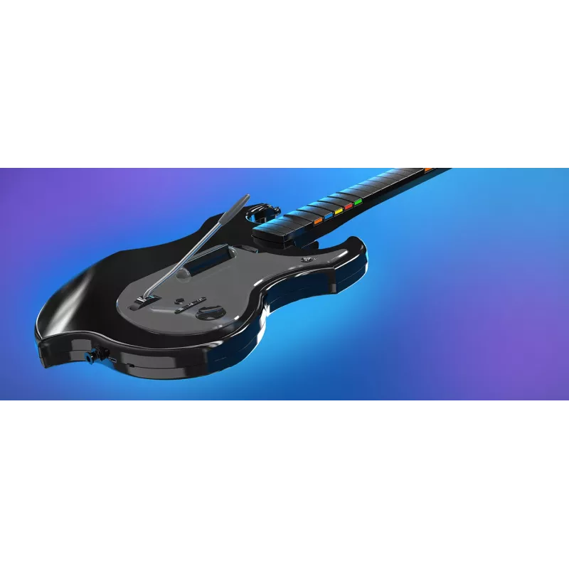 Chitarra PDP Riffmaster nero grigio senza fili PC PS4 PS5 batteria 36h