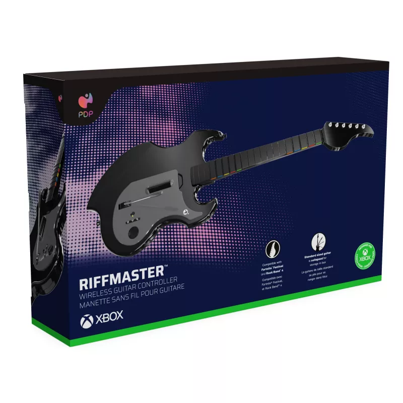 PDP Riffmaster nero, grigio chitarra analogico / digitale PC, Xbox One, Xbox Series S, Xbox Series X