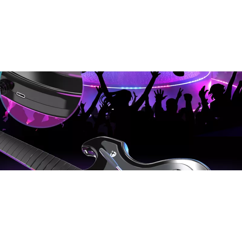 PDP Riffmaster nero, grigio chitarra analogico / digitale PC, Xbox One, Xbox Series S, Xbox Series X