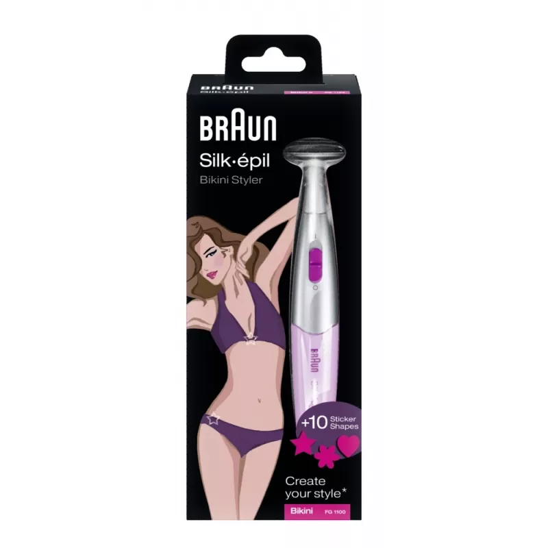 Braun Silk-épil Bikini Styler FG 1100 2 accessori bianco