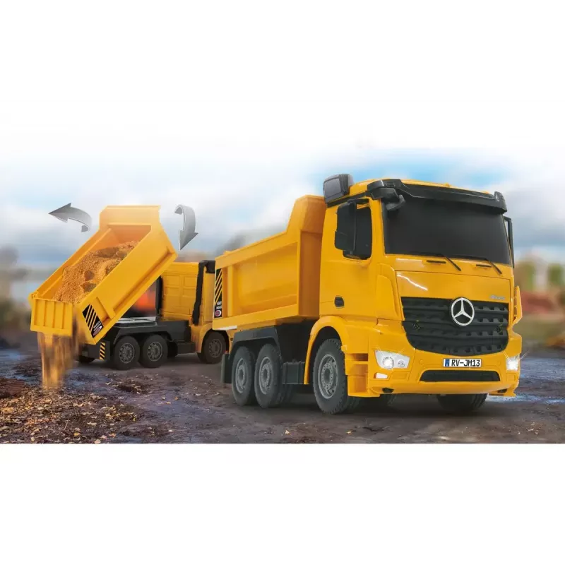 Camion ribaltabile Jamara 405108 radiocomandato motore elettrico 1:26