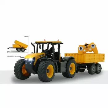 Trattore Jamara JCB Fastrac 1:24 motore elettrico modello RC per bambini