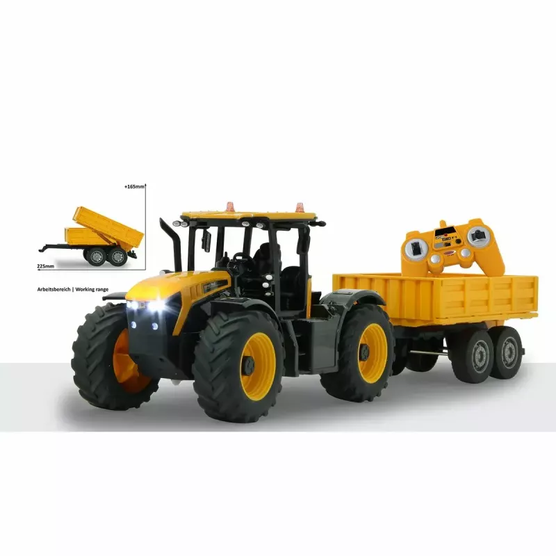 Trattore Jamara JCB Fastrac 1:24 motore elettrico modello RC per bambini