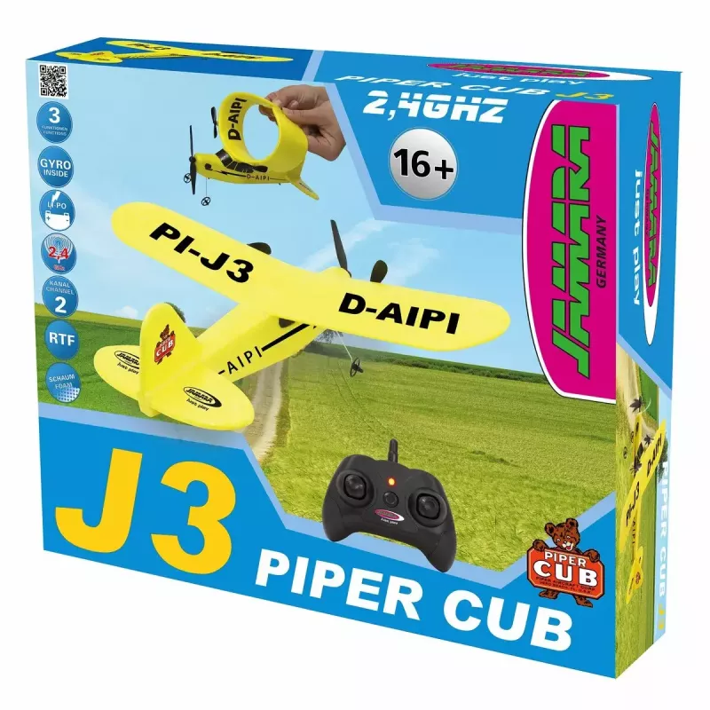 Aereo Jamara Piper J3-CUB motore elettrico 150 mAh 106 g