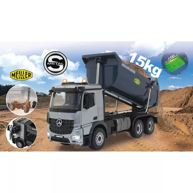 Camion ribaltabile Jamara 406301 motore elettrico 1:20 da 14 anni