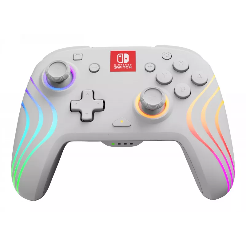 PDP Afterglow Wave bianco gamepad analogico / digitale Nintendo Switch, Nintendo Switch OLED