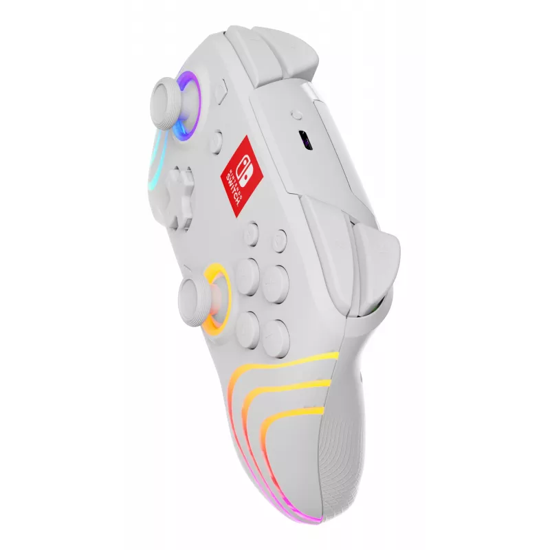 PDP Afterglow Wave bianco gamepad analogico / digitale Nintendo Switch, Nintendo Switch OLED