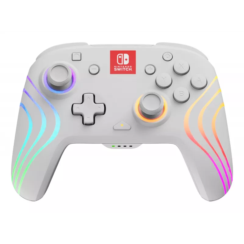 PDP Afterglow Wave bianco gamepad analogico / digitale Nintendo Switch, Nintendo Switch OLED