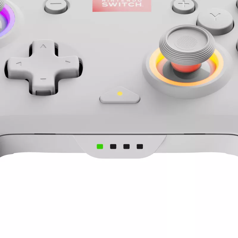 PDP Afterglow Wave bianco gamepad analogico / digitale Nintendo Switch, Nintendo Switch OLED