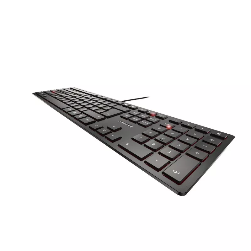 CHERRY KC 6000 tastiera sottile USB nordico nero