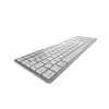 CHERRY KW 9100 tastiera sottile FOR MAC universale USB + Bluetooth QWERTY nordico argento