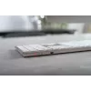 CHERRY KW 9100 tastiera sottile FOR MAC universale USB + Bluetooth QWERTY nordico argento