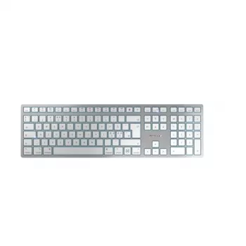 CHERRY KW 9100 tastiera sottile FOR MAC universale USB + Bluetooth QWERTY inglese argento