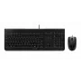 Tastiera cablata Cherry CHERRY DC 2000 full-size USB con layout QWERTZ, 109 tasti, cavo 1,8 m, nero — mouse incluso