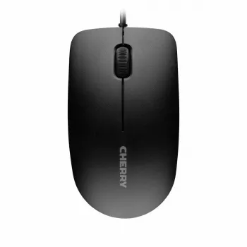 Tastiera cablata Cherry CHERRY DC 2000 full-size USB con layout QWERTZ, 109 tasti, cavo 1,8 m, nero — mouse incluso