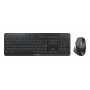 CHERRY Stream desktop ultimate tastiera mouse inclusi Home/Office USB + RF Wireless + Bluetooth AZERTY francese nero