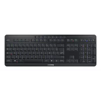 CHERRY Stream desktop ultimate tastiera mouse inclusi Home/Office USB + RF Wireless + Bluetooth AZERTY francese nero