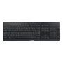 Cherry Stream ultimate – Full-Size AZERTY, USB + RF Wireless + Bluetooth, switch a forbice, retroilluminazione LED, nero