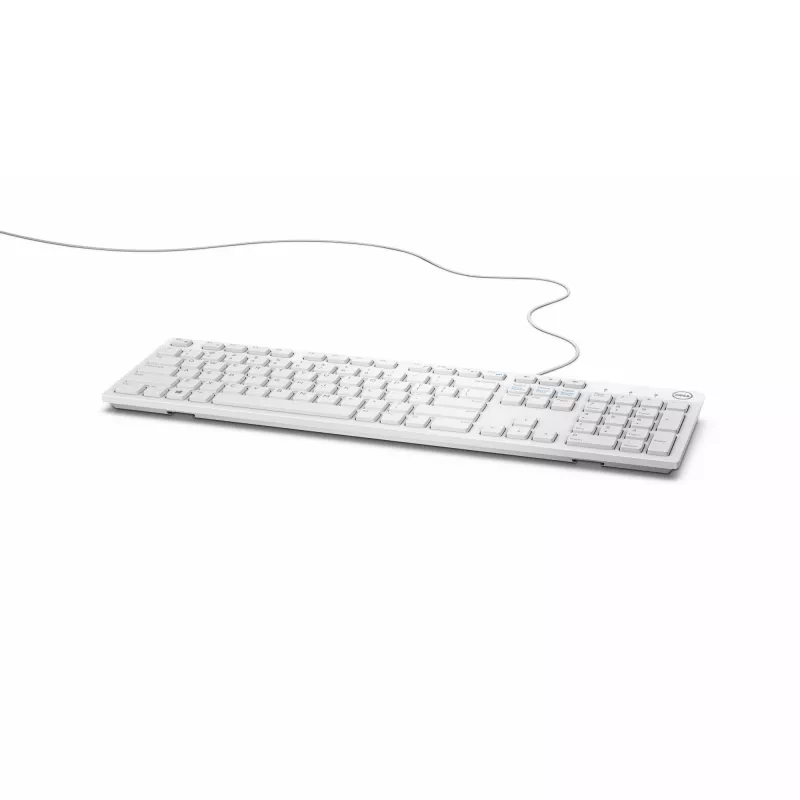 DELL tastiera cablata - KB216 - tedesco (QWERTZ) - bianco, Full-Size (100%), cablata, USB, QWERTZ, bianco