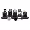 TORNADO TCM7042-GS | Macchina per caffè multikaps 5 in 1, macchina per caffè a capsule, 1,5 L, capsule di caffè, caffè macinato, 1350 W, nero