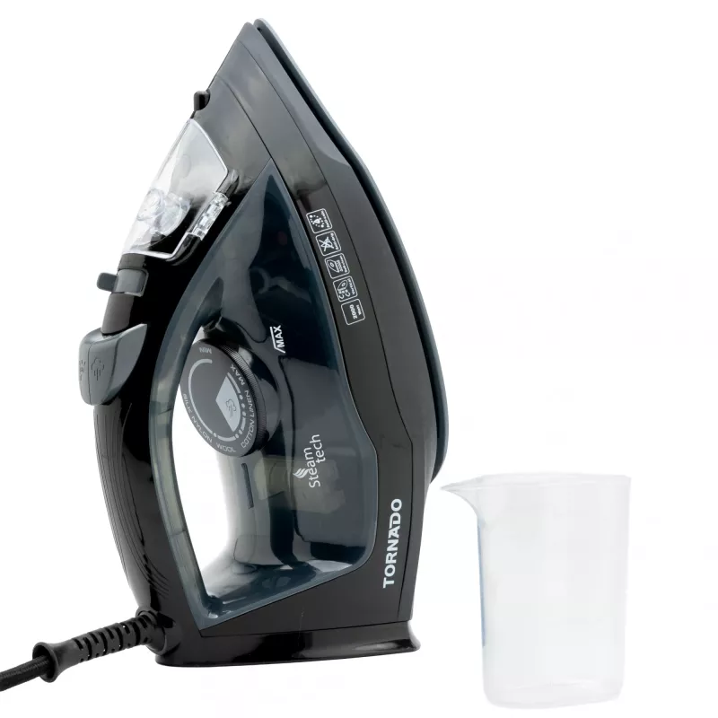 TORNADO TST-2000G | Ferro da stiro a vapore con suola in ceramica e colpo di vapore 170 g