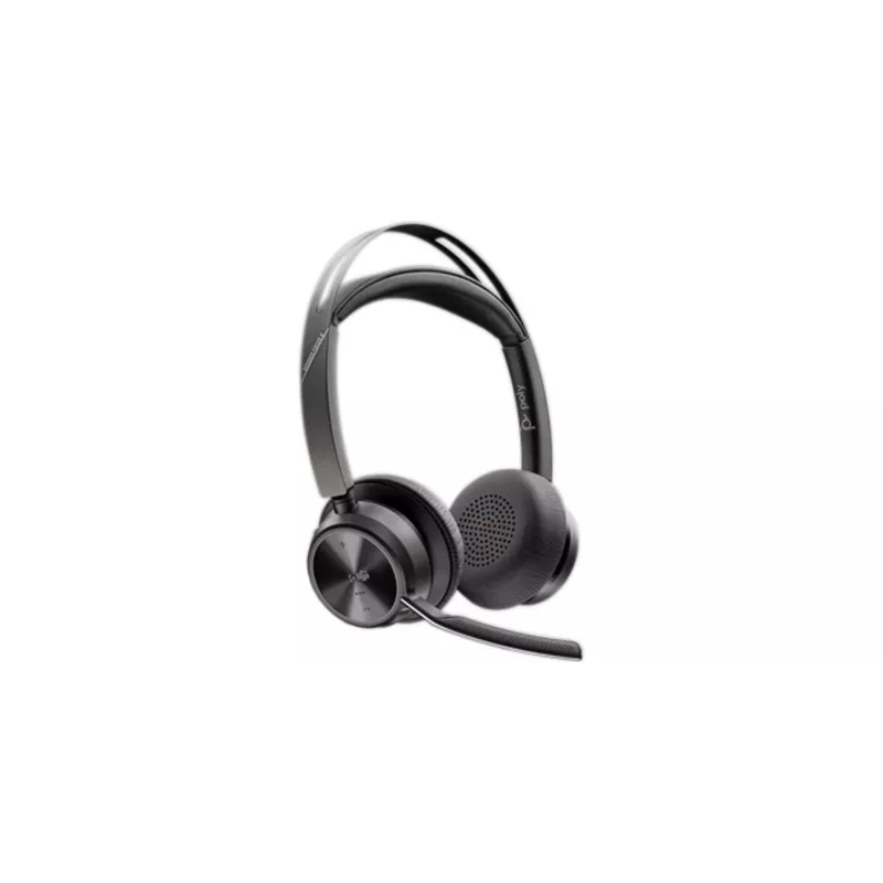 HP Poly Voyager Focus 2-M cuffie USB-C con adattatore USB-C/A e base di ricarica