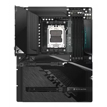Scheda madre GIGABYTE X870 AORUS STEALTH - supporta CPU AMD Ryzen 9000, VRM digitale 16+2+2 fasi, fino a 8200Hz DDR5 (OC), 2xPCIe 5.0 + 2xPCIe 4.0, Wi-Fi 7, 5 GbE LAN, USB 4