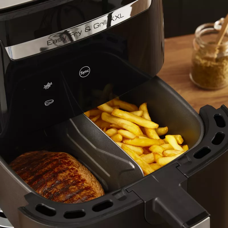 Friggitrice ad aria calda Tefal Easy Fry & Grill EY8018 6,5 L 1,5 kg 1830 W touch-LCD nero a sé stante