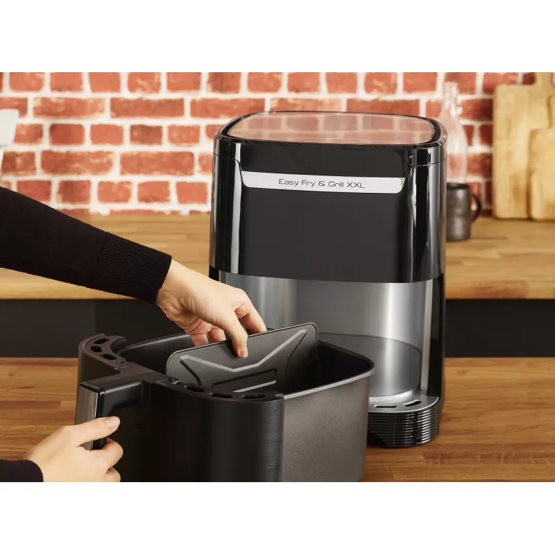 Friggitrice ad aria calda Tefal Easy Fry & Grill EY8018 6,5 L 1,5 kg 1830 W touch-LCD nero a sé stante