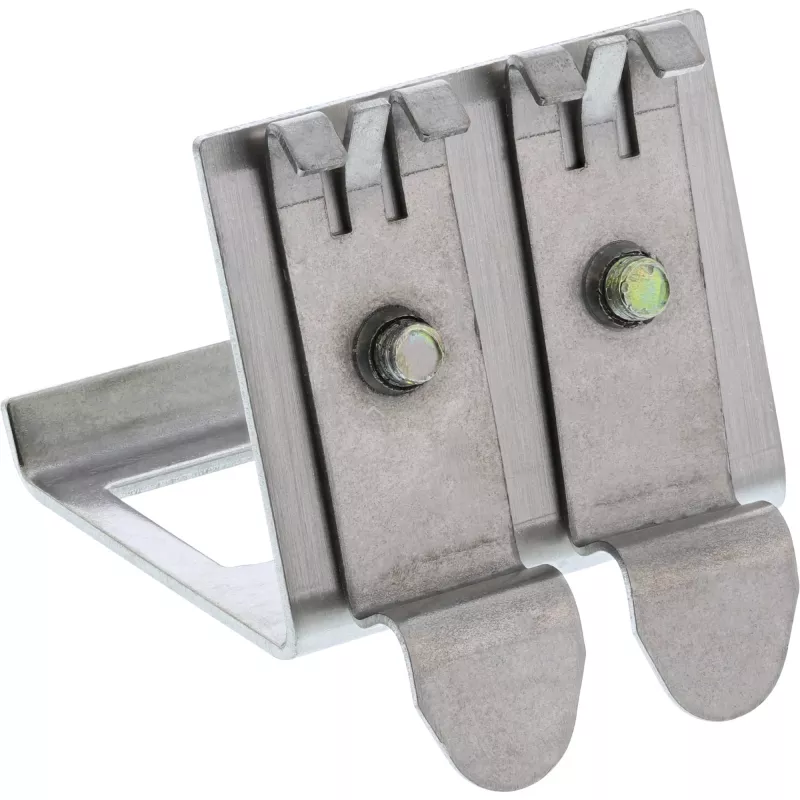 InLine supporto keystone per guida DIN, 2 porte, metallo