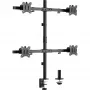 InLine supporto da tavolo per 4x TV / LED / monitor TFT fino a 81cm 32 inch max. 9kg