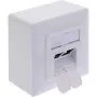 Presa di rete InLine 76842A 2 x RJ-45 bianco cavo di rete Cat 6a