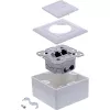 Presa di rete InLine 76842A 2 x RJ-45 bianco cavo di rete Cat 6a