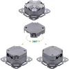 Presa di rete InLine 76842A 2 x RJ-45 bianco cavo di rete Cat 6a