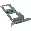 InLine 76660O adattatore interno U.2 PCIe maschio 4 Gbit/s
