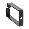 Fermacavi InLine 43x70mm metallo nero — fermacavi universale, 12,3×70×55 mm