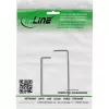Fermacavi InLine 43x70mm metallo nero — fermacavi universale, 12,3×70×55 mm