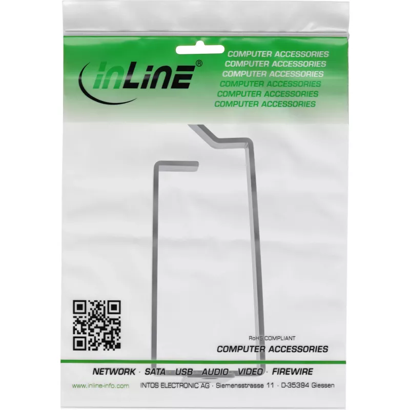 Fermacavi InLine 19110T metallo 44,4×102,8×80 mm nero, universale