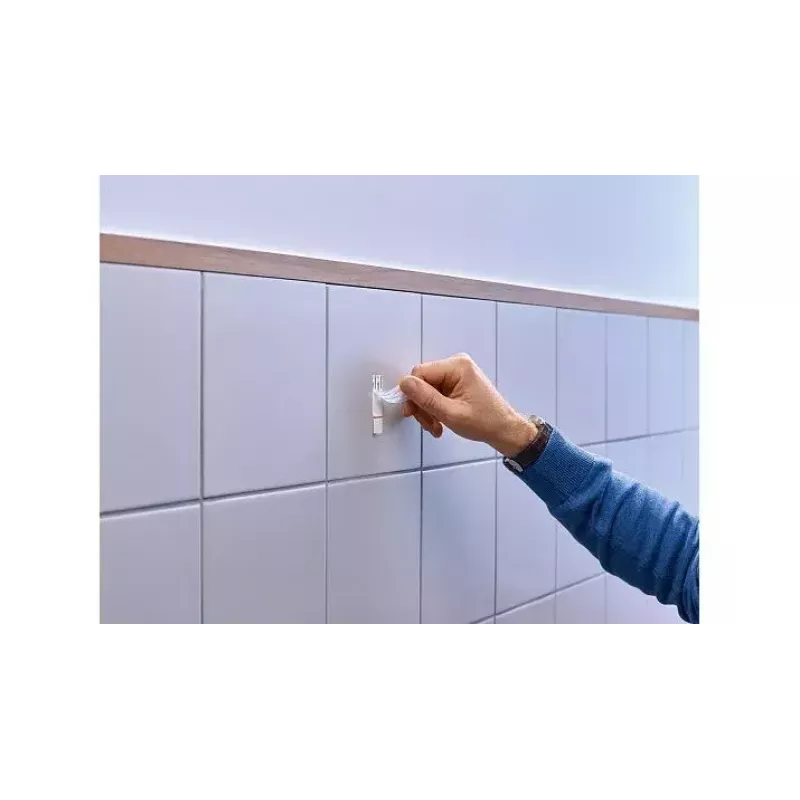 Gancio universale TESA 77762 per interni bianco 2 pz.