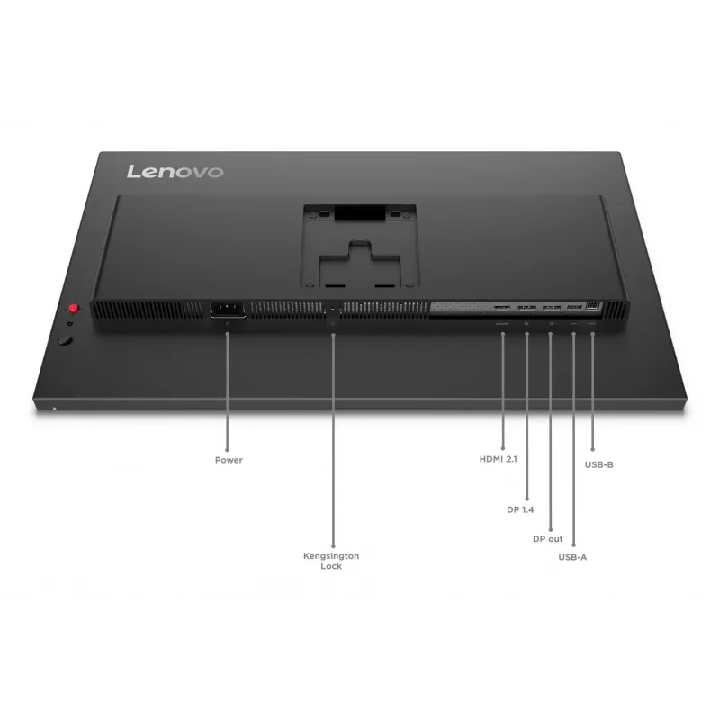 Monitor Lenovo ThinkVision P27Q-40, 68,6 cm (27 pollici), 2560 x 1440 pixel, Quad HD, LED, 6 ms, nero