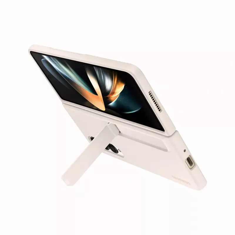 Samsung Standing Cover con penna per Galaxy Z Fold4, sabbia (EF-OF93PCUEGWW)