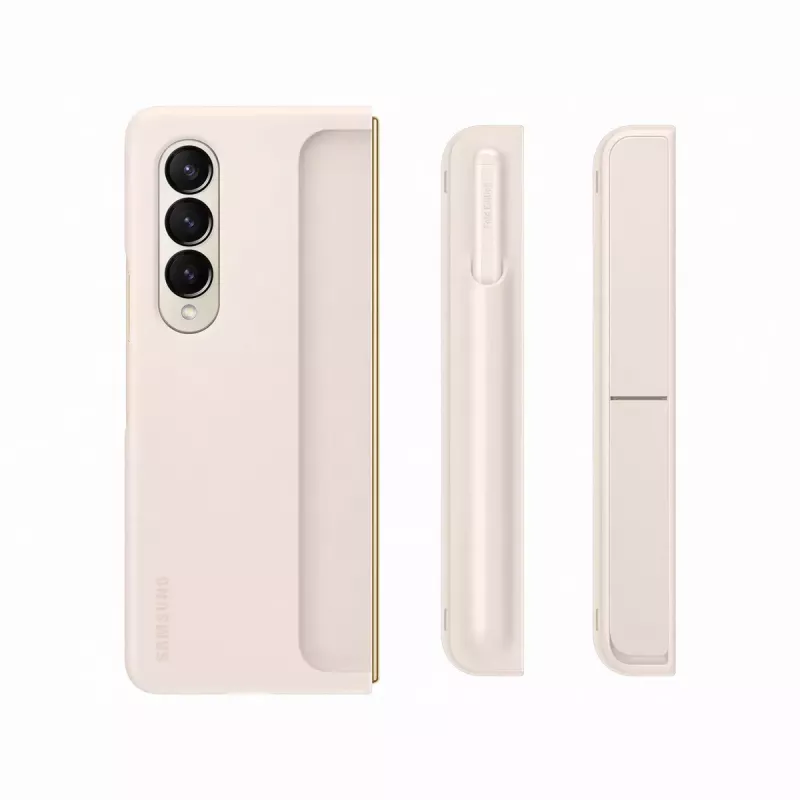 Samsung Standing Cover con penna per Galaxy Z Fold4, sabbia (EF-OF93PCUEGWW)
