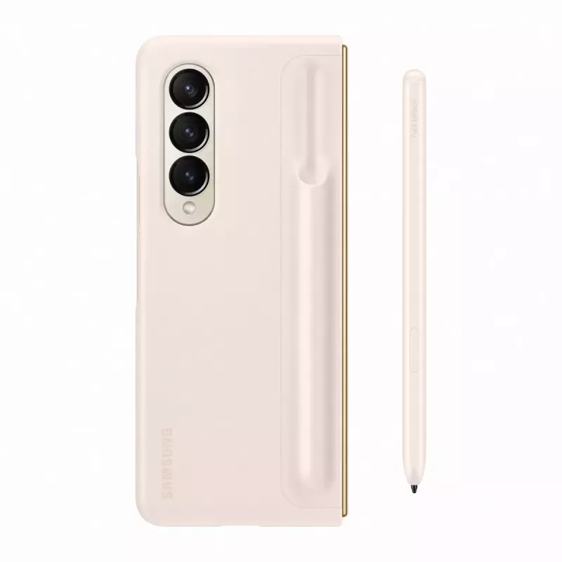 Samsung Standing Cover con penna per Galaxy Z Fold4, sabbia (EF-OF93PCUEGWW)