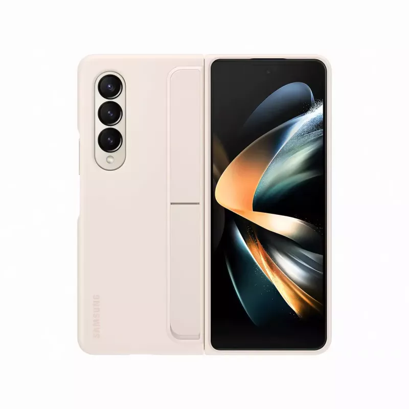 Samsung Standing Cover con penna per Galaxy Z Fold4, sabbia (EF-OF93PCUEGWW)