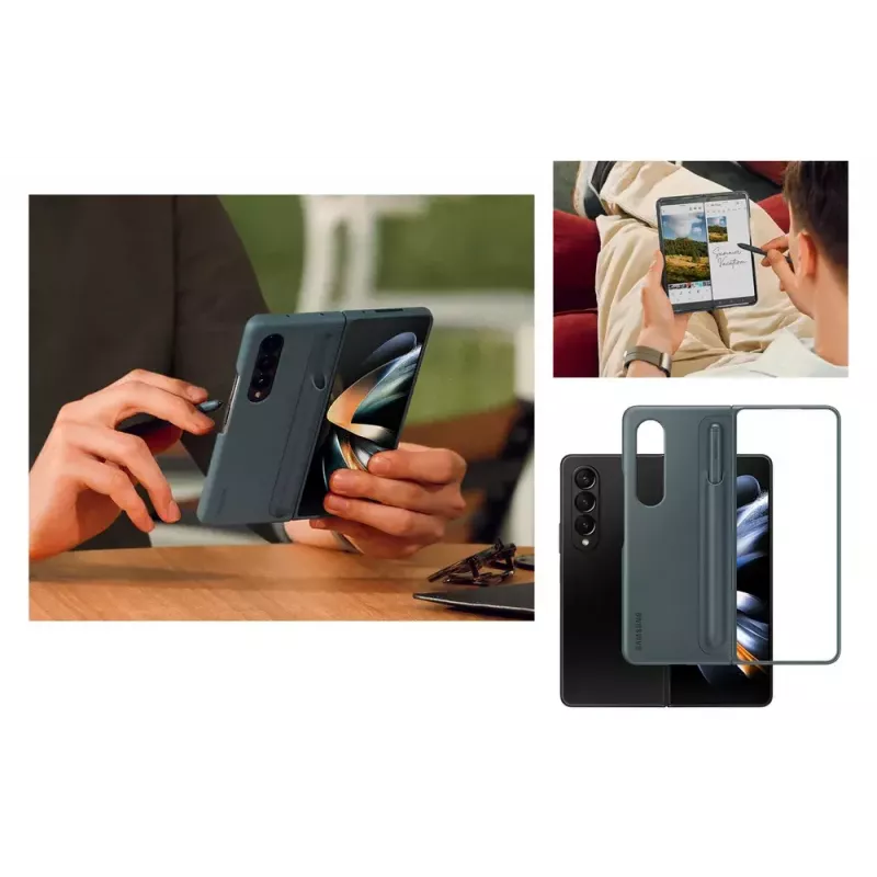 Samsung Standing Cover con penna per Galaxy Z Fold4, sabbia (EF-OF93PCUEGWW)